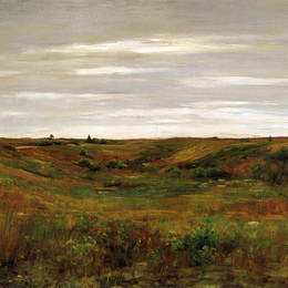 《风景-一个新的山谷》威廉·梅里特·切斯(William Merritt Chase)高清作品欣赏