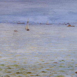 《海景》威廉·梅里特·切斯(William Merritt Chase)高清作品欣赏