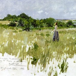 威廉·梅里特·切斯(William Merritt Chase)高清作品:Shinnecock Hills, aka A View of Shinnecock