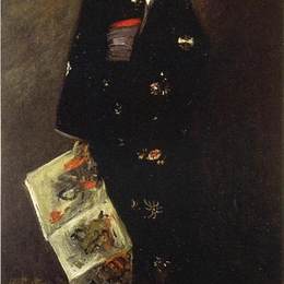 《日语书》威廉·梅里特·切斯(William Merritt Chase)高清作品欣赏