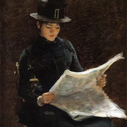 《晨报》威廉·梅里特·切斯(William Merritt Chase)高清作品欣赏