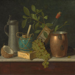 《甜品店》威廉迈克尔哈内特(William Michael Harnett)高清作品欣赏