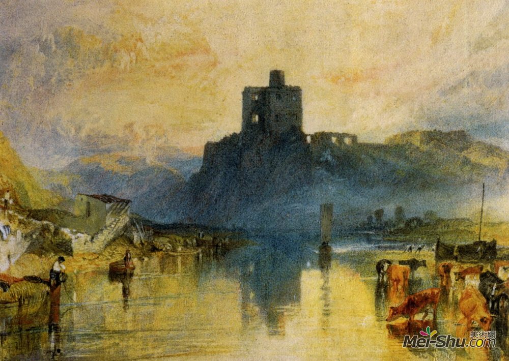 turner约瑟夫·马洛德·威廉·透纳油画5091《诺威姆城堡,在特威德河