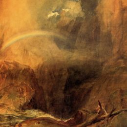 《魔鬼桥，圣哥达德》约瑟夫·马洛德·威廉·透纳(J.M.W. Turner)高清作品欣赏