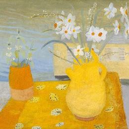 《凯特的花》威尼弗雷德·尼科尔森(Winifred Nicholson)高清作品欣赏