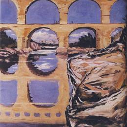 温斯顿·丘吉尔(Winston Churchill)高清作品:The Pont du Gard