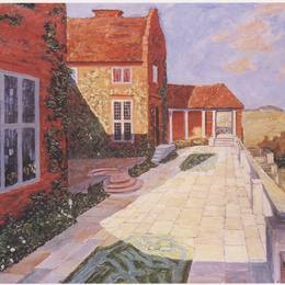 温斯顿·丘吉尔(Winston Churchill)高清作品:The Terrace, Lympne