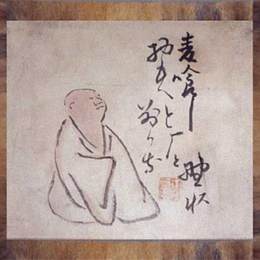 与谢芜村(Yosa Buson)高清作品:Haiku Poet and His Poem (?)