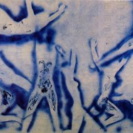 《人们开始飞翔》伊夫·克莱因(Yves Klein)高清作品欣赏