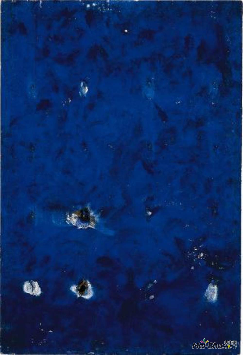 《一分鐘的藍色火畫》伊夫·克萊因(yves klein)高清作品欣賞