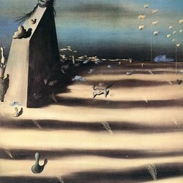 《代表风景的大幅画》伊夫·唐吉(Yves Tanguy)高清作品欣赏