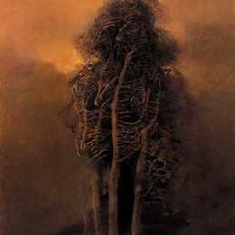 《无题》济斯瓦夫·贝克辛斯基(Zdzislaw Beksinski)高清作品欣赏