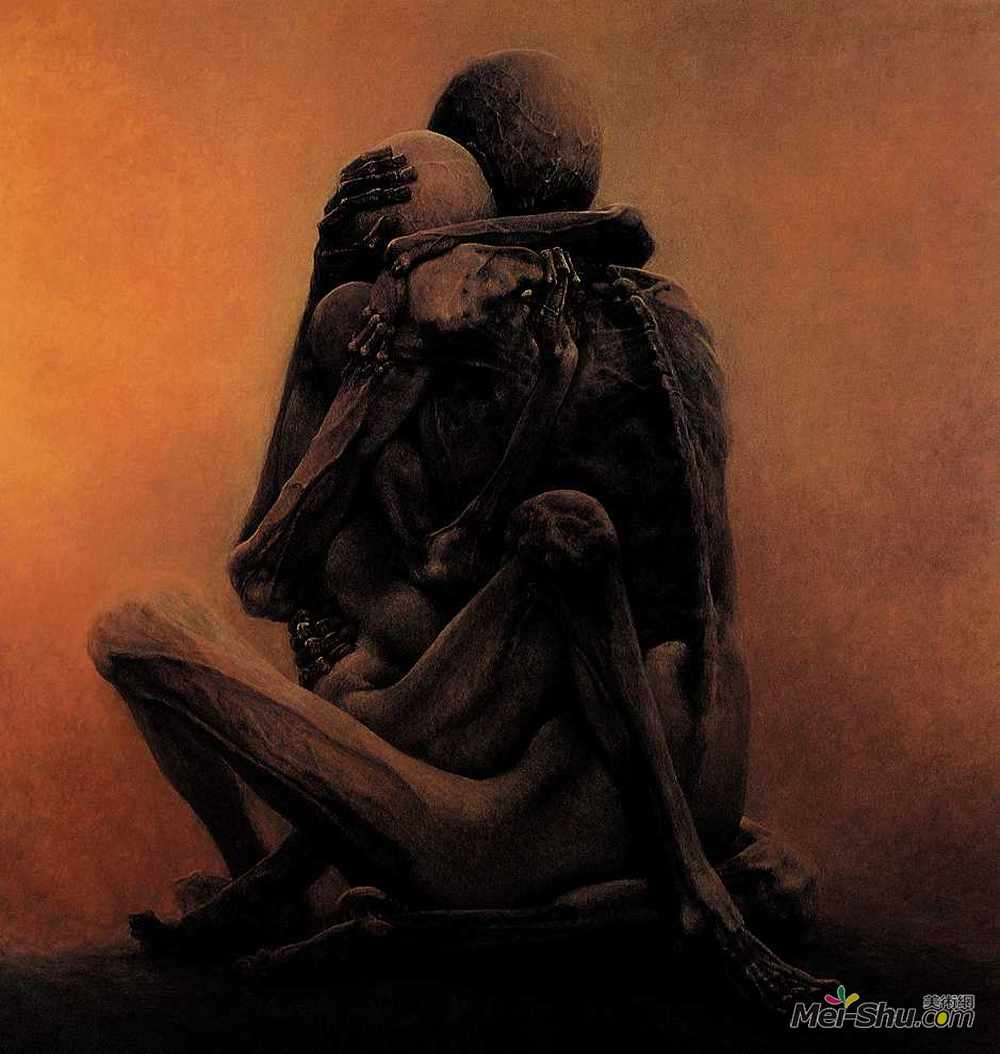 《无题》济斯瓦夫·贝克辛斯基(zdzislaw beksinski)高清作品欣赏