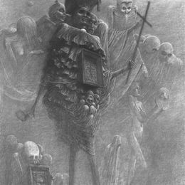 《无题》济斯瓦夫·贝克辛斯基(Zdzislaw Beksinski)高清作品欣赏