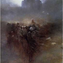 《无题》济斯瓦夫·贝克辛斯基(Zdzislaw Beksinski)高清作品欣赏