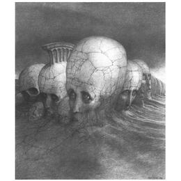 《无题》济斯瓦夫·贝克辛斯基(Zdzislaw Beksinski)高清作品欣赏