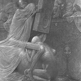 《无题》济斯瓦夫·贝克辛斯基(Zdzislaw Beksinski)高清作品欣赏