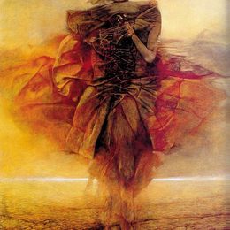 《无题》济斯瓦夫·贝克辛斯基(Zdzislaw Beksinski)高清作品欣赏