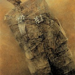 《无题》济斯瓦夫·贝克辛斯基(Zdzislaw Beksinski)高清作品欣赏