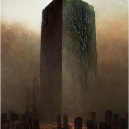 《无题》济斯瓦夫·贝克辛斯基(Zdzislaw Beksinski)高清作品欣赏