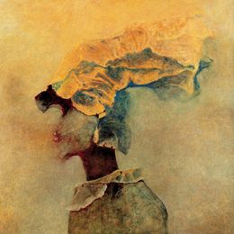 《无题》济斯瓦夫·贝克辛斯基(Zdzislaw Beksinski)高清作品欣赏