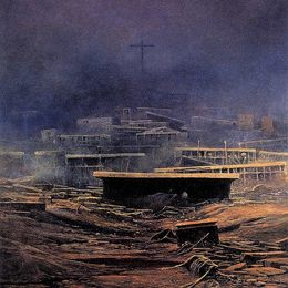 《无题》济斯瓦夫·贝克辛斯基(Zdzislaw Beksinski)高清作品欣赏