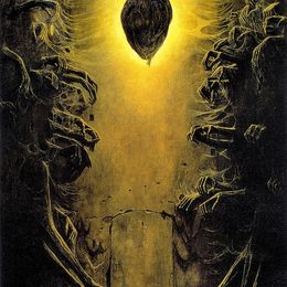 《无题》济斯瓦夫·贝克辛斯基(Zdzislaw Beksinski)高清作品欣赏