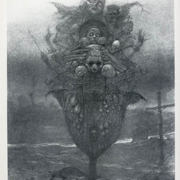 《无题》济斯瓦夫·贝克辛斯基(Zdzislaw Beksinski)高清作品欣赏