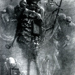 《无题》济斯瓦夫·贝克辛斯基(Zdzislaw Beksinski)高清作品欣赏