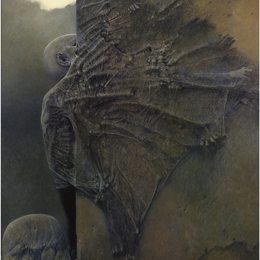 《无题》济斯瓦夫·贝克辛斯基(Zdzislaw Beksinski)高清作品欣赏