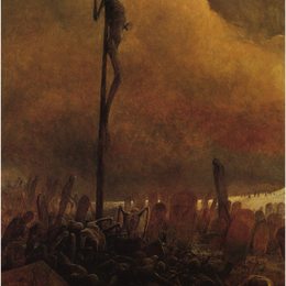 《无题》济斯瓦夫·贝克辛斯基(Zdzislaw Beksinski)高清作品欣赏