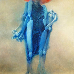 《无题》济斯瓦夫·贝克辛斯基(Zdzislaw Beksinski)高清作品欣赏