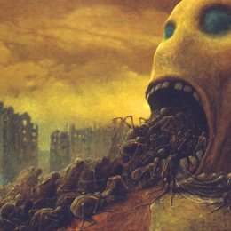 《无题》济斯瓦夫·贝克辛斯基(Zdzislaw Beksinski)高清作品欣赏