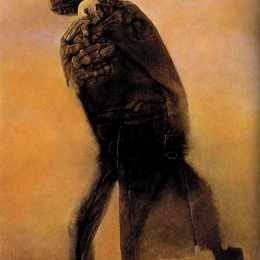 《无题》济斯瓦夫·贝克辛斯基(Zdzislaw Beksinski)高清作品欣赏