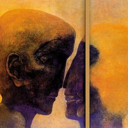 《无题》济斯瓦夫·贝克辛斯基(Zdzislaw Beksinski)高清作品欣赏