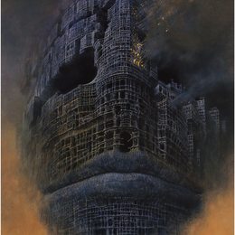 《无题》济斯瓦夫·贝克辛斯基(Zdzislaw Beksinski)高清作品欣赏