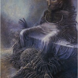 《无题》济斯瓦夫·贝克辛斯基(Zdzislaw Beksinski)高清作品欣赏