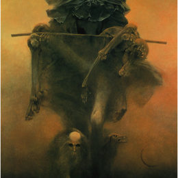 《无题》济斯瓦夫·贝克辛斯基(Zdzislaw Beksinski)高清作品欣赏