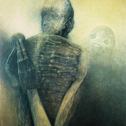 《无题》济斯瓦夫·贝克辛斯基(Zdzislaw Beksinski)高清作品欣赏