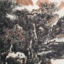 秋山红雨