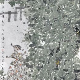 绿荫果满胜花时