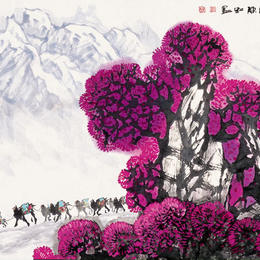 秋红天山路