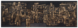 胡新地  《似水流年》 240x100cm 2004年