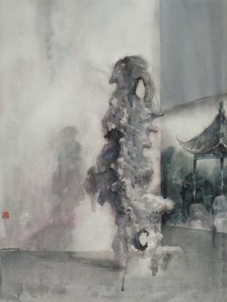 水彩《园林》2011年