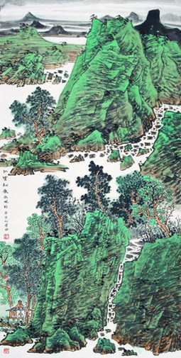 江云初散水风凉