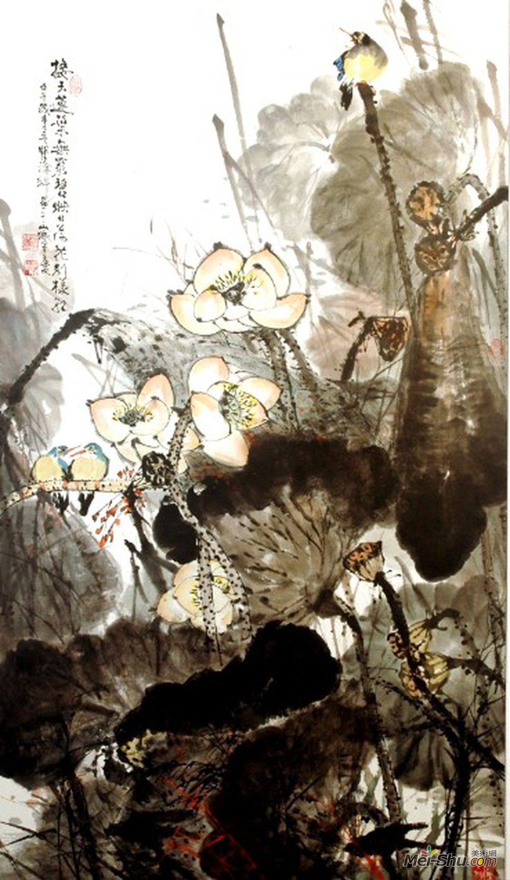 接天莲叶无穷碧