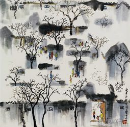 京宅雪霁图