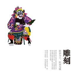 《戏说三国——王老赏戏曲剪纸品牌设计1》李维钰作品