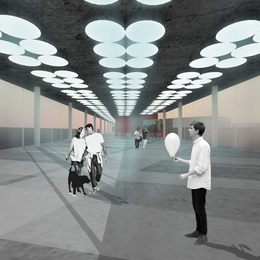 《城市视窗-铁路上下4》周明昱作品