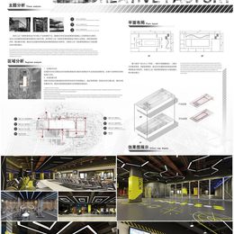 《老旧厂房改造健身房设计》闫晓岑作品